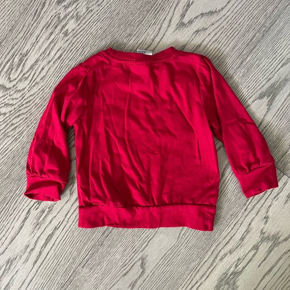 NWOT Mia Belle Girls Merry Christmas sweater | size 2T - Picture 3 of 3